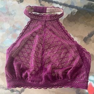 Saki Silver Halter/Bralette/Top